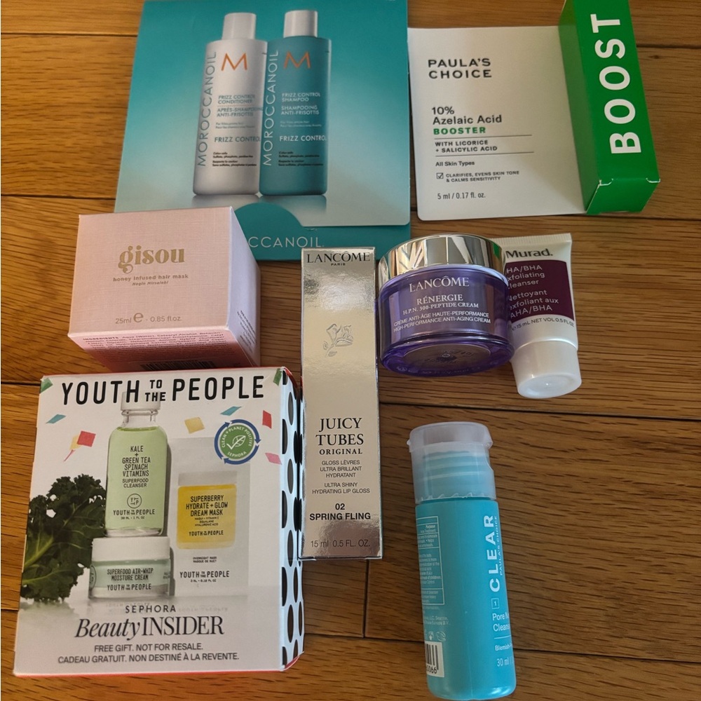 New, Lancôme & Paula’s choice & Murad set